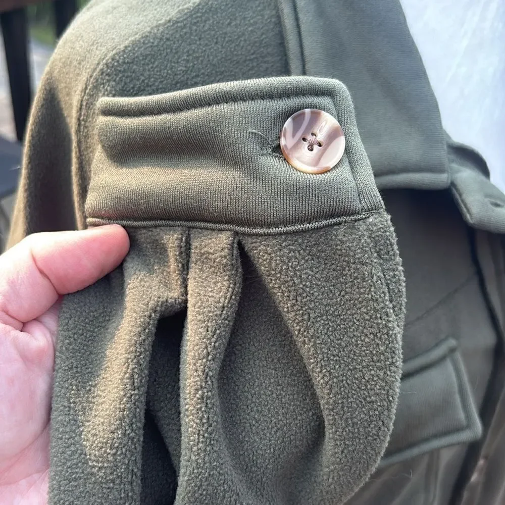 NWT Natural Reflections Fleece shacket